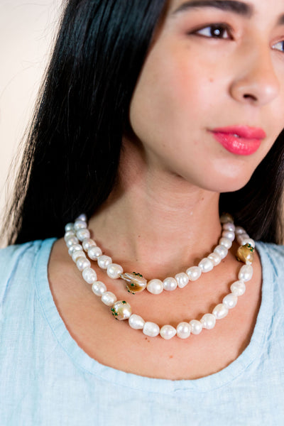 Long Pearl Necklace