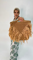 Raffia Paper Fringes Handbag