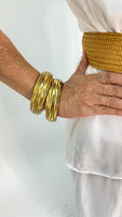 Gold Foil Bangle chic