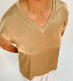 Casual Short-sleeves Shirt- Taupe