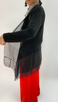 Silk Cardigan - Black