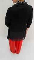 Silk Cardigan - Black