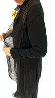 Silk Cardigan - Black