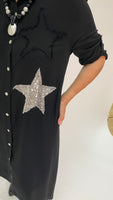 Star Black Dress