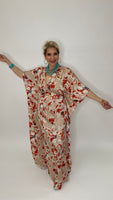 Floral  Print Kaftan Dress