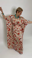 Floral  Print Kaftan Dress