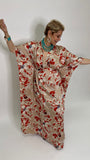 Floral  Print Kaftan Dress