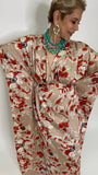 Floral  Print Kaftan Dress