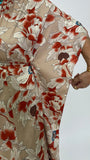 Floral  Print Kaftan Dress