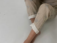 Linen Star Print Pants