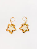 Starfish Shell Earrings