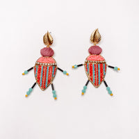 Insect Beaded Earrings