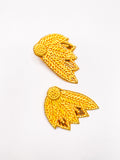 Beaded Wing Earrings