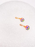 Multicolor Evil Eye Earrings