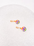 Multicolor Evil Eye Earrings