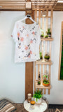 Flower Linen Shirt